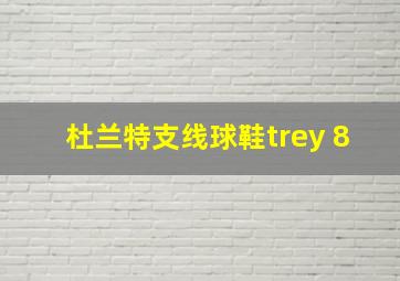 杜兰特支线球鞋trey 8